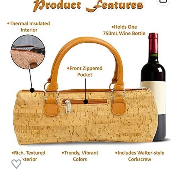 Primeware Wine Clutch Bag (Thermal Insulated) - Picture 3 of 5